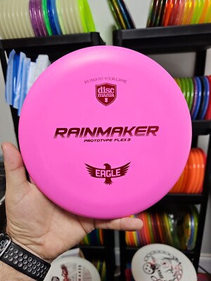Discmania Rainmaker prototype flex 3 Pink 173g Eagle Disc golf putter d line