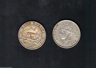 NGC MS66】1952年 東アフリカ 1シリング白銅貨 Top Pop NGC MS66】1952