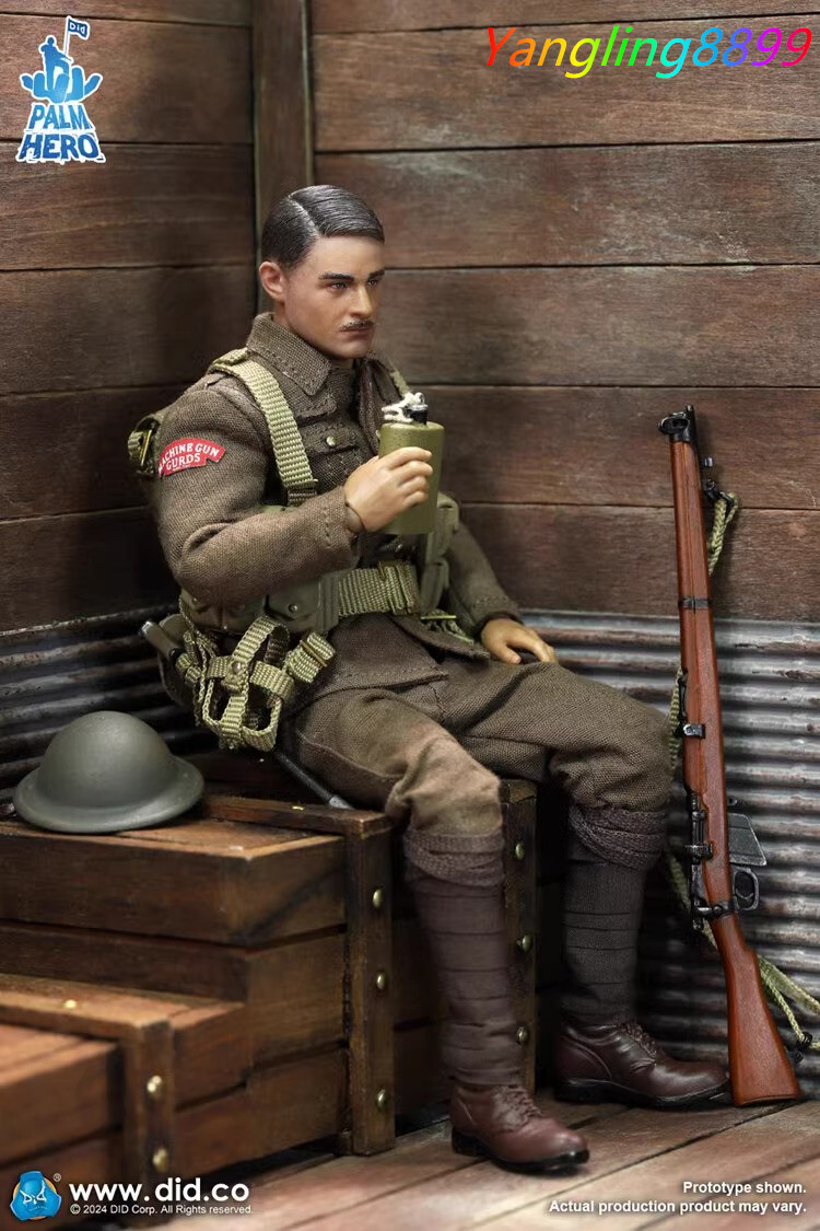 DID XB80028 WWI British Infantry Albert Brown 1/12 Action Figure
