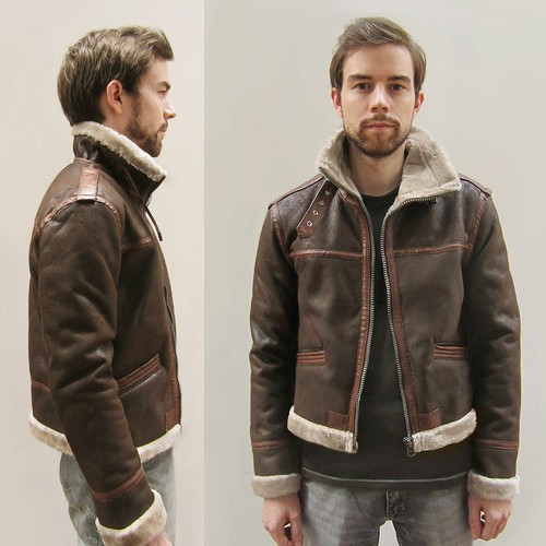 Resident Evil 4 Leon Kennedy Jacket Coat Brown Cosplay Costume Halloween - Picture 2 of 4