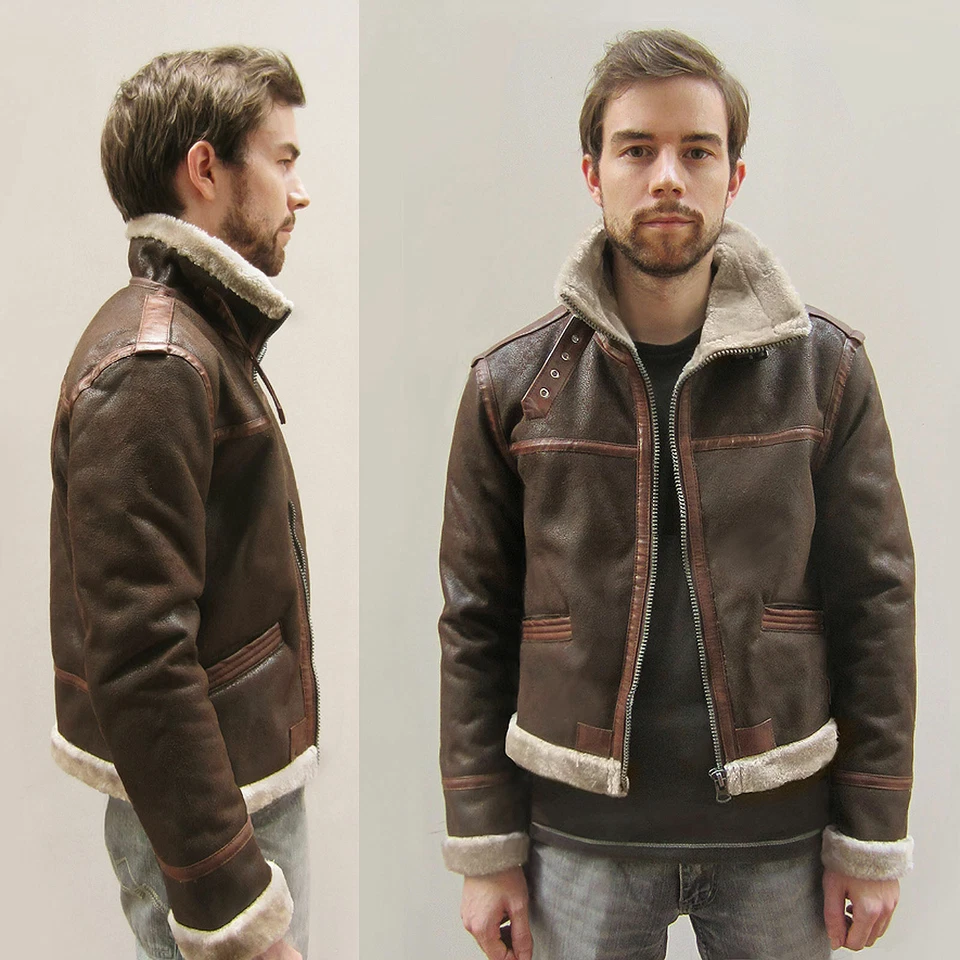 Resident Evil 4 Leon Kennedy Chaqueta Abrigo Marrón Disfraz Juegos con disfraces Halloween Foto 2 de 4