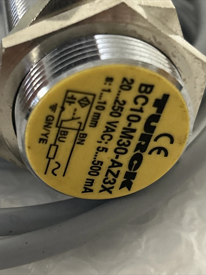 TURCK PROXIMITY SWITCH SENSOR BC10-M30-AZ3X 20..250 VAC - Image 2 of 4
