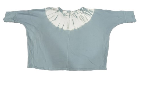 J. JILL Size Medium Petite Pure Tie Dye French Terry Dolman Organic Cotton Shirt - Picture 2 of 6