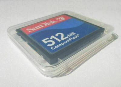SanDisk 512MB CF card CompactFlash Memory Card 512M SDCFB-512