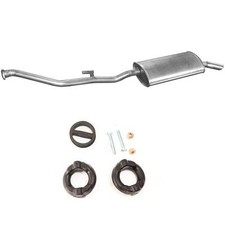 Auspuff Endschalldämpfer Endtopf BMW E30 318i  1.8 + MONTAGESATZ mit E