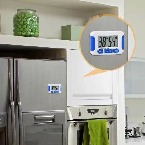2X Digital Kitchen Timer Magnetic Cooking LCD Large Count Down Clear Alarm Egg - Picture 6 of 23