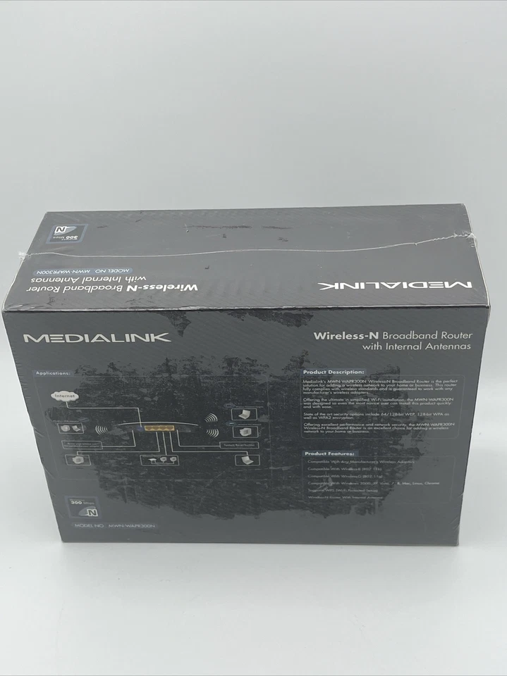 Medialink  Wireless Broadband  Router With Internal Antenna -MWN-WARPR300N NEW - Image 3 of 4