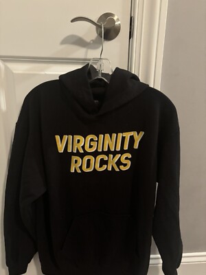 Rocks Light Clothing Virginity Rocks Hoodies Black And Yellow