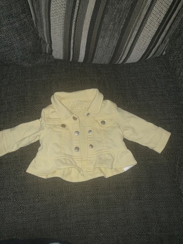 Debenhams Bluezoo Yellow Denim Jacket 0 