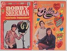 Bobby Sherman #2 & #4 June 1972 Based on TV show "Getting Together Comic Lot-2