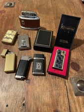 VINTAGE LIGHTERS…RONSON SENATOR TABLE LIGHTER…TRISTAR…KINGSWAY ETC