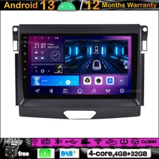 Autoradio 9" Android 13 stereo carplay DAB GPS SAT navigatore per Ford Ranger 2015-2020