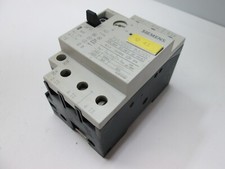 Siemens 3VU1300-1MG00 Manual Motor Starter, 3-Pole, Current Range: 1-1.6A