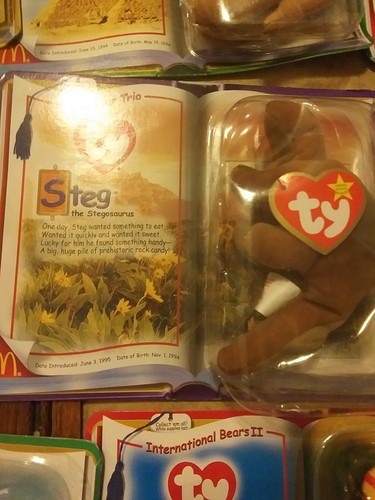 beanie babies from Mcdonalds Lot of 11 in packaging plus Pound Puppies and Elmo - Picture 17 of 23