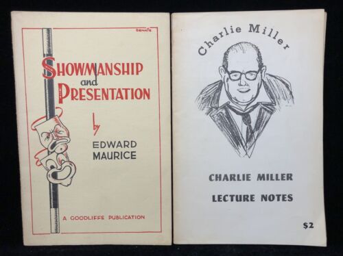 SHOWMANSHIP & PRÄSENTATION Edward Maurice + VORLESUNGSNOTIZEN Charlie Miller Magic - Bild 1 von 12