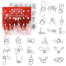 Zoylofg Brain Teaser Puzzle Advent Calendar 2023,24 Days of Surprise Christmas C