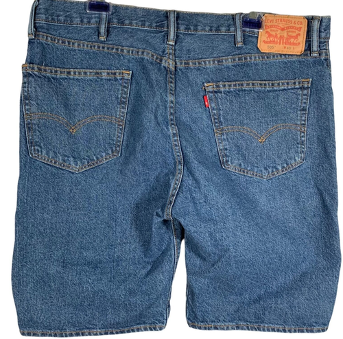 Levi Strauss 505 Jean Shorts Mens Size 40 Blue Denim Dad Shorts | eBay