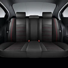 Skytle Universal Car Seat Rear PU Leather Cover  Waterproof for Auto Truck SUV