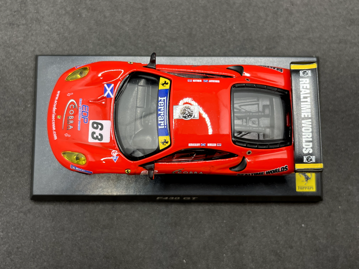 1/64 Kyosho Ferrari Racing Collection F430 GT #63 diecast