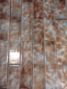 Complete Set Vintage Victorian Antique Fireplace Tile Mantle Tiles