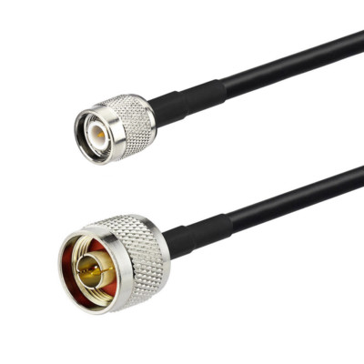 N Type Male to TNC Male Low Loss Coaxial Pigtail Cable 2 feet