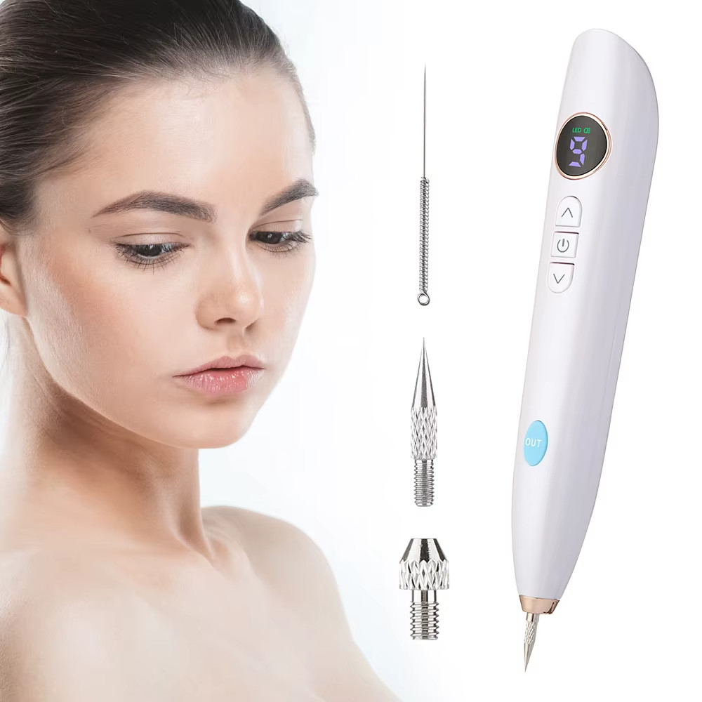 - Senza marca/Generico - - Penna Al Plasma Rimozione Verruche Lentiggini Tatuaggi Lcd Kit Cauterizzatore - Miniatura 5