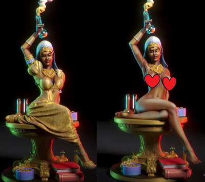 Jahzara witch  3d printed 14k Resin figure  unpainted unassembled  female gk