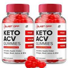 (2 Pack) Blast Off Keto ACV Gummies Supplement - Blast Keto ACV Gummy