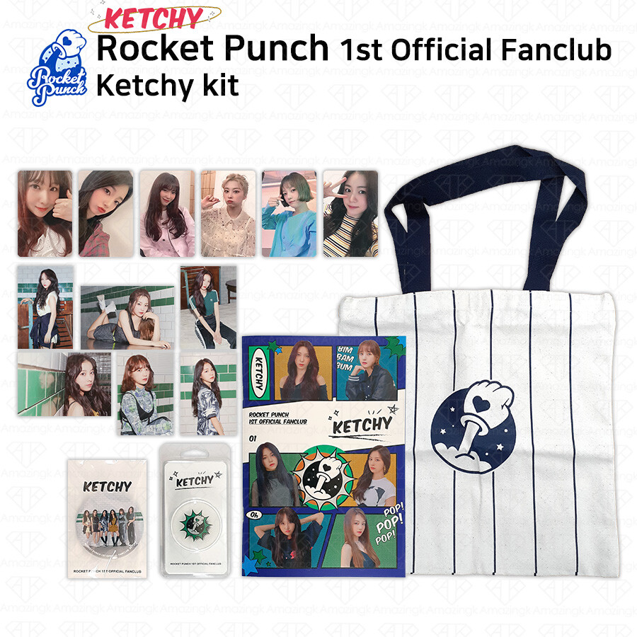 Rocket Punch 1st Official Fan Club Ketchy Kit Grip Tok Eco