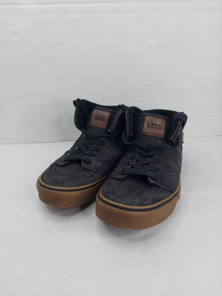 Scarpe sneakers Vans Brooklyn Mid nere marroni casual fuori muro giovani 5 ragazzi