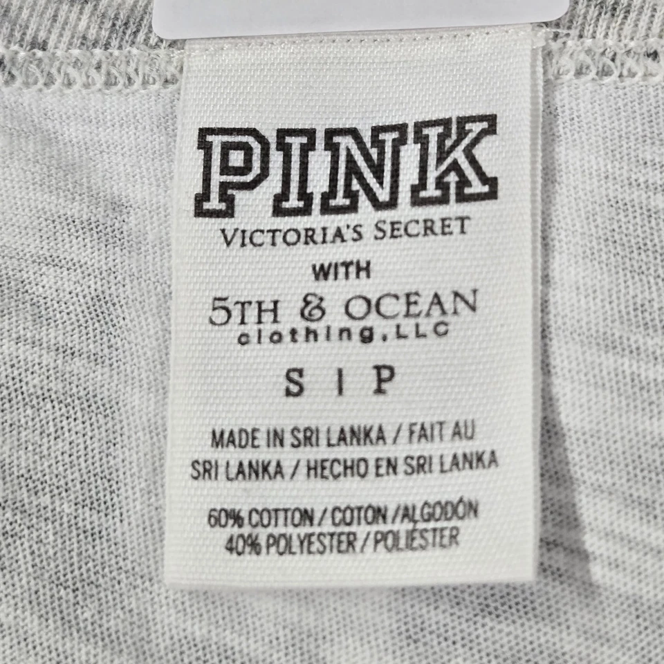 Camisa para mujer de los Gigantes de San Francisco S blanca de béisbol Victoria's Secret ROSA Foto 3 de 4