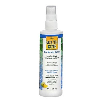 Mouth Kote Dry Mouth Spray, Oral Moisturizer with Yerba Santa, 8 Fluid Ounce