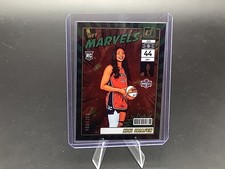 2025 Donruss WNBA Kiki Iriafen Net Marvels Green Fireworks /399