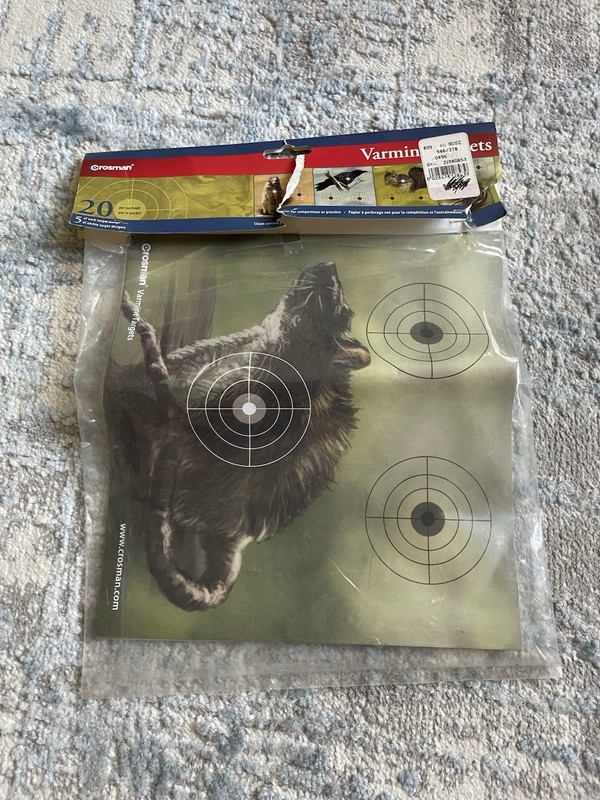 CROSMAN Varmint Targets 5 Each Of 4 Designs = 20 