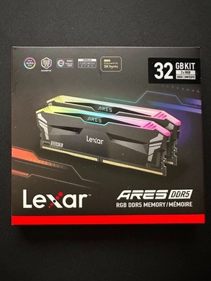 Lexar ARES RGB DDR5 RAM 32 GB (2x16GB) 6800 MHz CL34 NEU & OVP