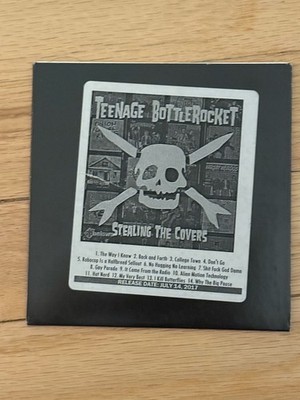 Stealing The Covers by Teenage Bottlerocket (CD, Fat Wreck Chords, 2017) Promo
