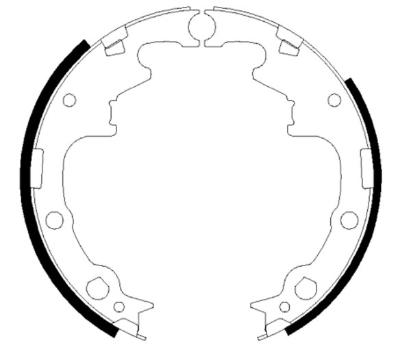 Pagid Bremsbackensatz H9415N FüR Jeep Cherokee XJ 1 ZJ ZG Wrangler 2 TJ YJ MJ ES-image
