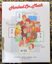 HOOKED ON MATH: Complete new Set, Books, Tapes, Flashcards - Homeschool, Vintage