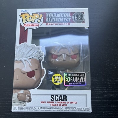 Funko Pop! Vinyl: Fullmetal Alchemist - Scar (Glow) - Entertainment Earth...
