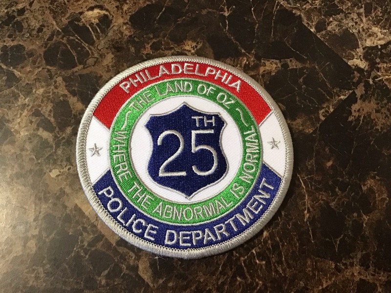 Philadelphia Pennsylvania Police 25TH District Police Patch 