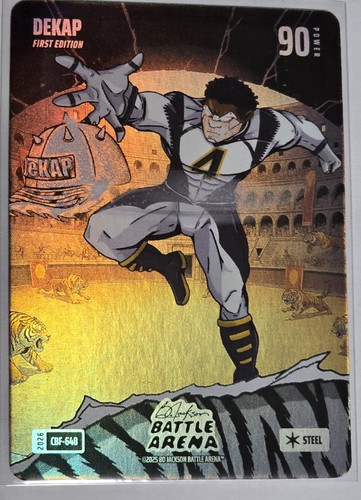 Bo Jackson 2026 Battle Arena Dekap First Edition Colosseum Steel DK Metcalf