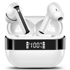 Wireless Earbuds, Bluetooth 5.4 Headphones HiFi Stereo, Bluetooth Earbuds wit...