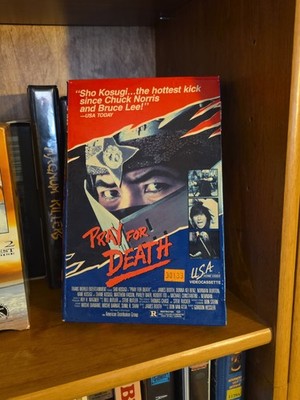 Pray For Death (VHS, 1985) Big Box Videocassette - Sho Kosugi Ninja Film