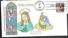 CHRISTMAS 1993 MADONNA & CHILD BATTISTA CIMA  AQUARIAN PROD CACHET FDC VF UNADDR