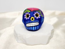 Southwestern Ceramic Day Of The Dead Artisan Sugar Skull - 3" L