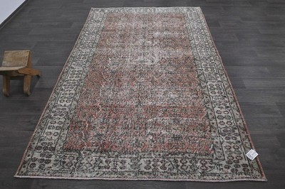 Oushak Türkisch Vintage Teppich 5x8 Kelim Rug Anatolisch Handarbeit Boho Deko...