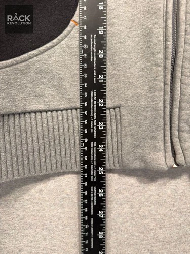 Hugo Boss Orange Label Metis Gray Full Zip Track Jacket Sweatshirt Mens Size M image 9