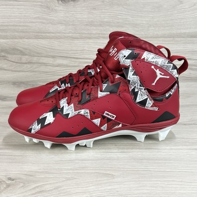 Nike Jordan 7 Force Savage PE Oklahoma Sooners Cleats Mens  display picture 1