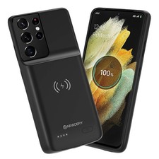 NEWDERY Galaxy S21 Ultra 5G Battery Case Qi Wireless Charging 4700mAh Backup Pow