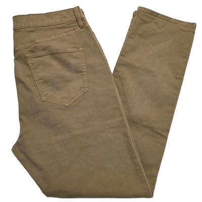 Flint and Tinder Men 365 Tapered 5-Pocket Twill Chino Pants Size 32 Brown Casual